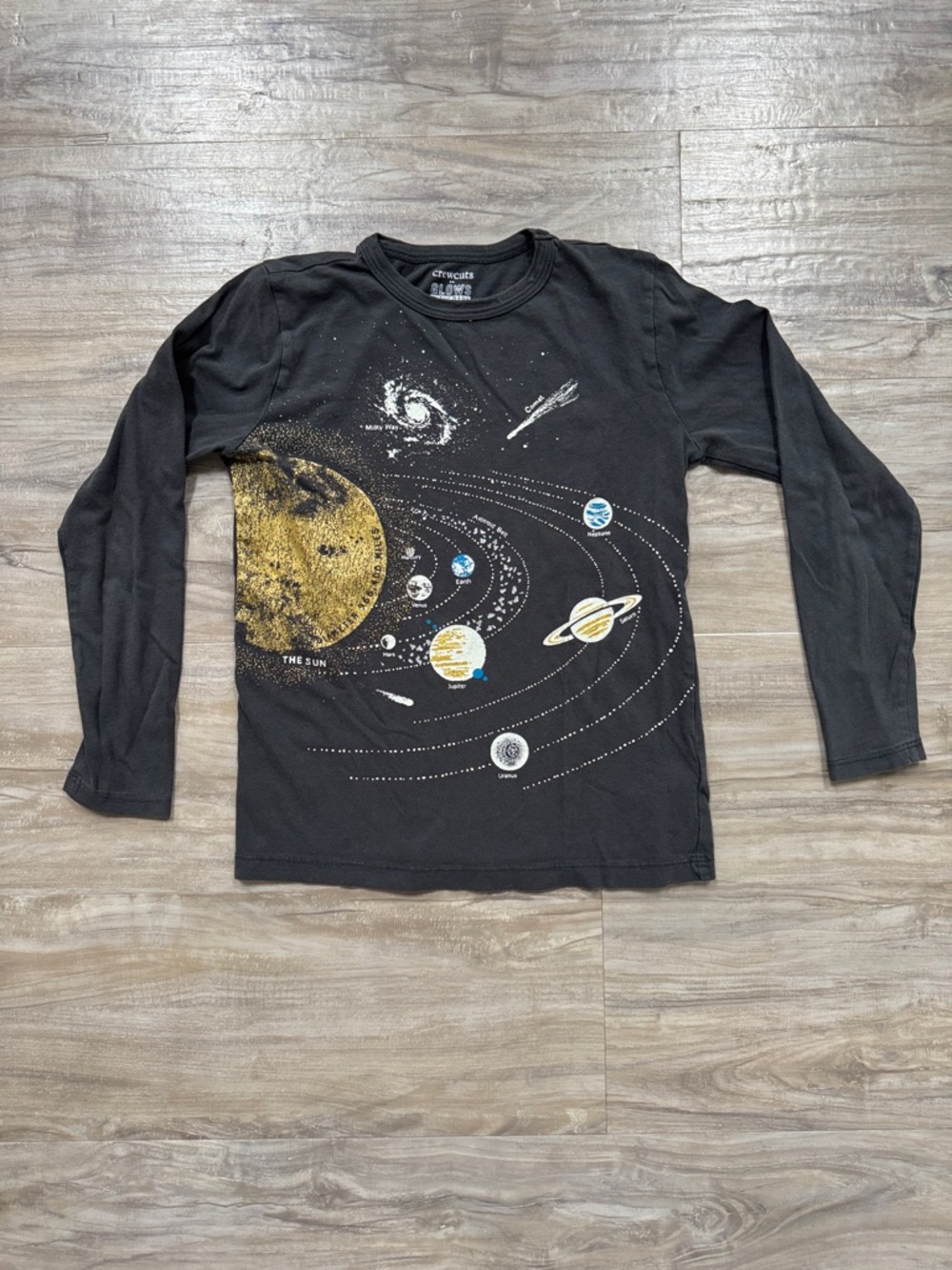 Crewcuts Gray Glow-in-the-Dark Graphic Tee